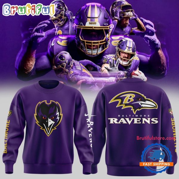 Baltimore Ravens Purple Rising Limited Edition 2024 Sweatshirt