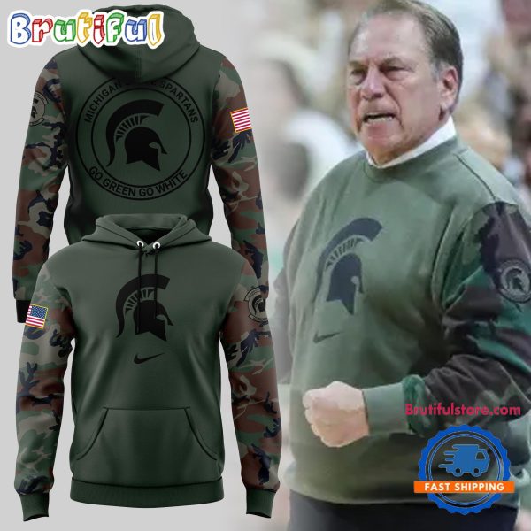 Michigan State Spartans Limited Edition Veteran Camo Hoodie