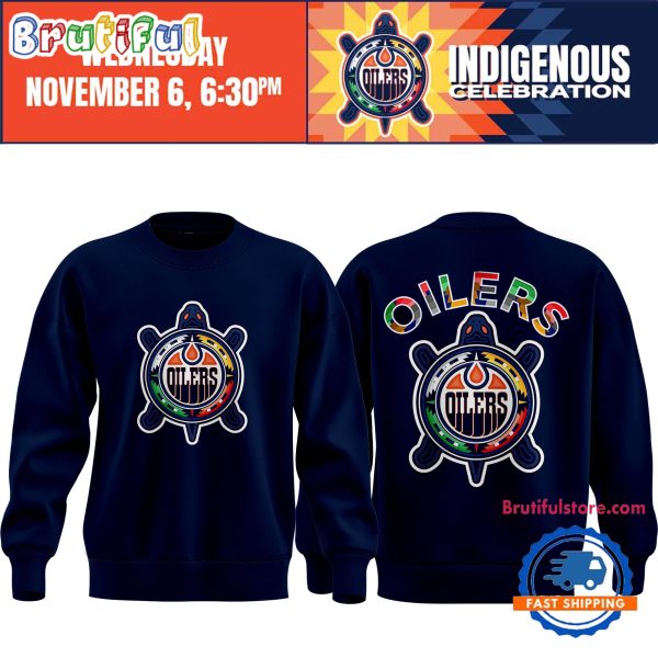 Edmonton Oilers Indigenous Celebration Sweatshirt