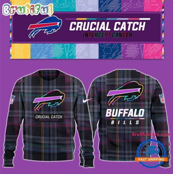 NFL Buffalo Bills Football Crucial Catch Intercept Cancer Design New Unisex Sweatshirt, Hoodie, TShirt