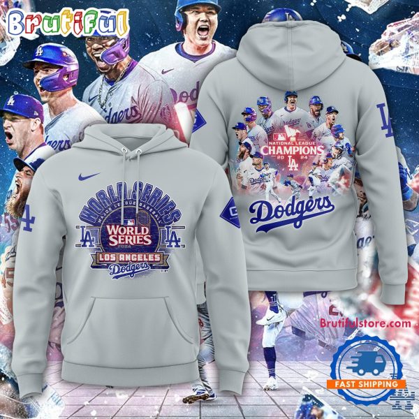 Los Angeles Dodgers 2024 National League Champions World Series Hoodie