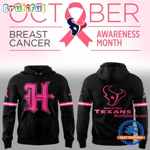 Houston Texans x Breast Cancer Awareness Design New Hoodie