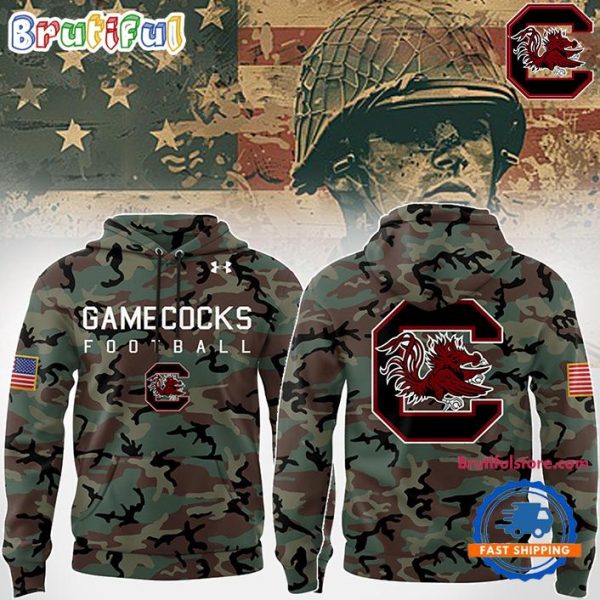 South Carolina Gamecocks 2024 Camo Pattern Hoodie