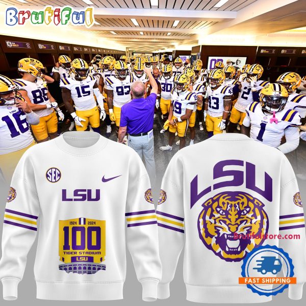 LSU Tigers Football 2024 100th Stadium New Sweatshirt