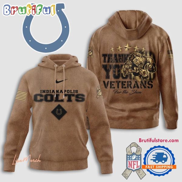 Indianapolis Colts Thank You Veterans For The Show Hoodie