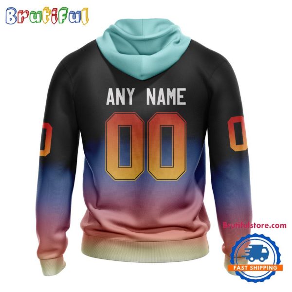 NHL Seattle Kraken X KISS Band Special Hockey Team Music Design Unisex Hoodie - Image 2