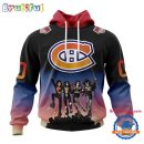 NHL Montreal Canadiens X KISS Band Special Hockey Team Music Design Unisex Hoodie