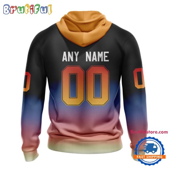 NHL Edmonton Oilers X KISS Band Special Hockey Team Music Design Unisex Hoodie - Image 2