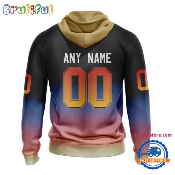 NHL Anaheim Ducks X KISS Band Special Hockey Team Music Design Unisex Hoodie - Image 2