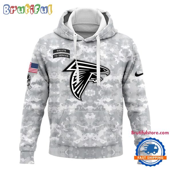 Atlanta Falcons 2024 Salute to Service Club Unisex Hoodie