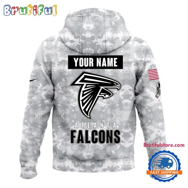 Atlanta Falcons 2024 Salute to Service Club Unisex Hoodie - Image 2