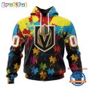 NHL Vegas Golden Knights Special Autism Awareness Custom Hoodie, Sweatshirt, TShirt