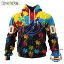 NHL Tampa Bay Lightning Special Autism Awareness Custom Hoodie, Sweatshirt, TShirt