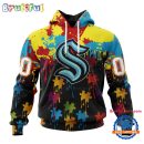 NHL Seattle Kraken Special Autism Awareness Custom Hoodie, Sweatshirt, TShirt