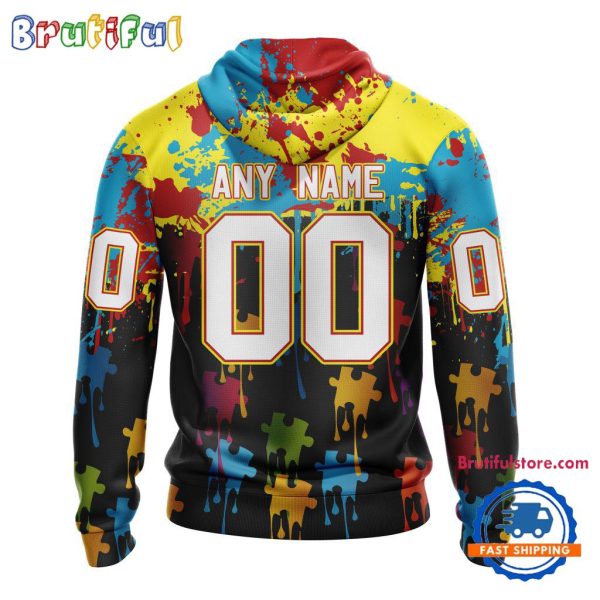NHL Pittsburgh Penguins Special Autism Awareness Custom Hoodie, Sweatshirt, TShirt - Image 2
