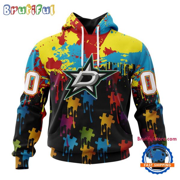 NHL Dallas Stars Special Autism Awareness Custom Hoodie, Sweatshirt, TShirt