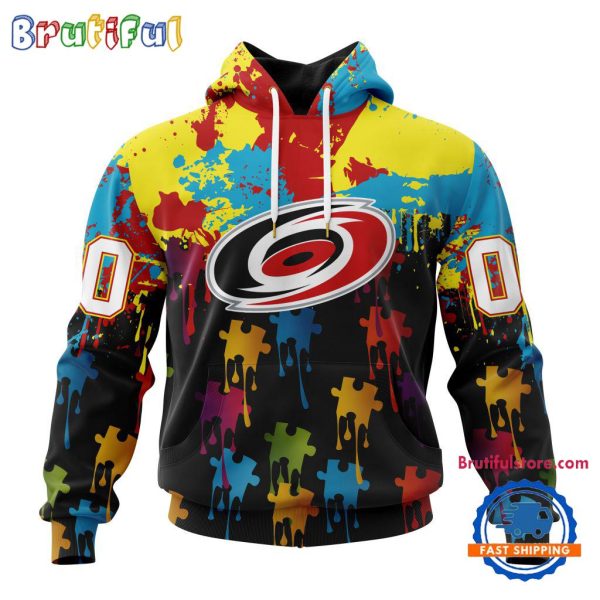 NHL Carolina Hurricanes Special Autism Awareness Custom Hoodie, Sweatshirt, TShirt