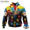 NHL Anaheim Ducks Special Autism Awareness Custom Hoodie, Sweatshirt, TShirt