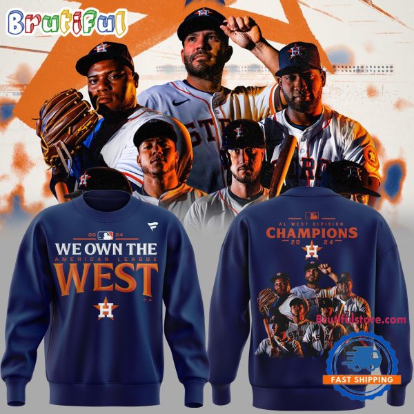 Houston Astros 2024 AL West Division Champions Sweatshirt