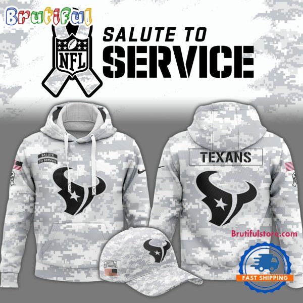 Houston Texans Arctic Camo 2024 Salute To Service Hoodie