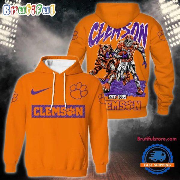 NCAA Clemson Tigers Team Est 1889 Hoodie