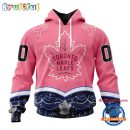 NHL Toronto Maple Leafs Specialized Hockey Fights Cancer Hoodie