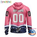NHL St. Louis Blues Specialized Hockey Fights Cancer Hoodie