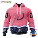 NHL Tampa Bay Lightning Specialized Hockey Fights Cancer Hoodie