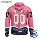 NHL Pittsburgh Penguins Specialized Hockey Fights Cancer Hoodie