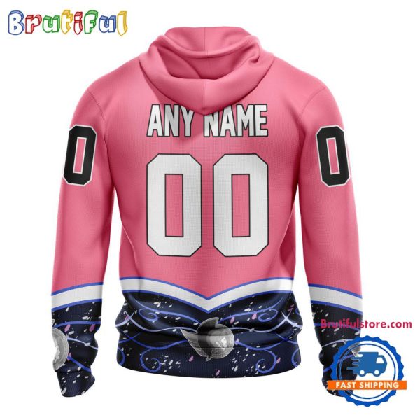 NHL Ottawa Senators Specialized Hockey Fights Cancer Hoodie - Image 2