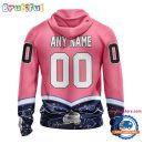 NHL Colorado Avalanche Specialized Hockey Fights Cancer Hoodie