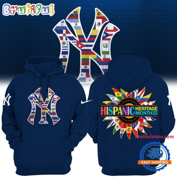 New York Yankees Happy Hispanic Heritage Month 2024 Hoodie