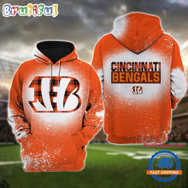 NFL Cincinnati Bengals All Over Print Christmas Hoodie, Football Christmas Hoodie