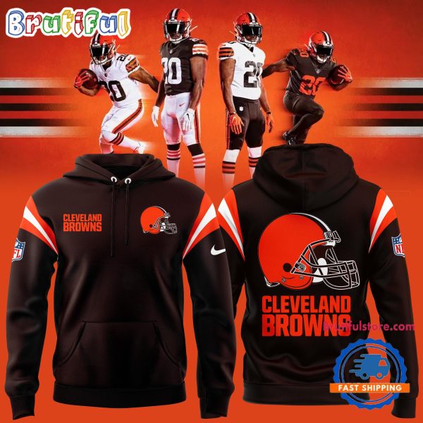 Cleveland Browns NFL 2024 Dark Brown Hoodie