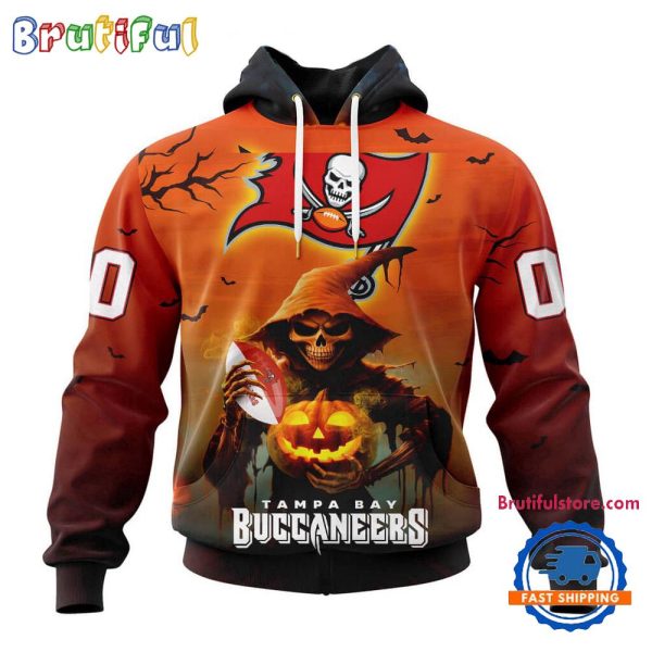 NFL Tampa Bay Buccaneers Ghost Witches Halloween Custom Hoodie