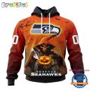 NFL Seattle Seahawks Ghost Witches Halloween Custom Hoodie