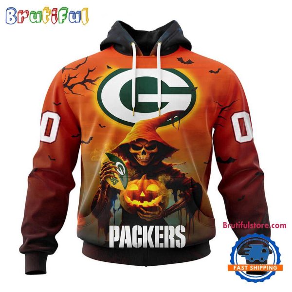 NFL Green Bay Packers Ghost Witches Halloween Custom Hoodie