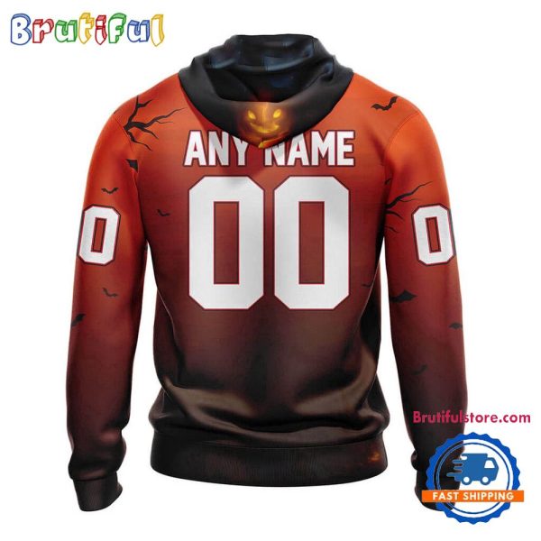 NFL Cleveland Browns Ghost Witches Halloween Custom Hoodie - Image 2