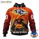 NFL Baltimore Ravens Ghost Witches Halloween Custom Hoodie