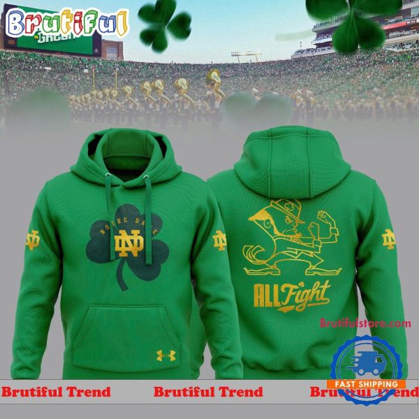 Notre Dame Irish Wear Green Football Hoodie