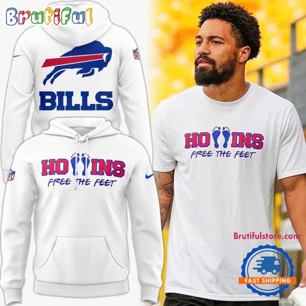 Buffalo Bills NFL 2024 Hollins Free The Feet Hoodie
