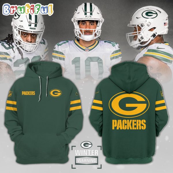 NFL Green Bay Packers 2024 Winter Warning 3D Hoodie