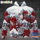 NFL Houston Texans Football Great Wave All Over Print Hoodie