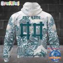 NFL Philadelphia Eagles Football Great Wave All Over Print Hoodie