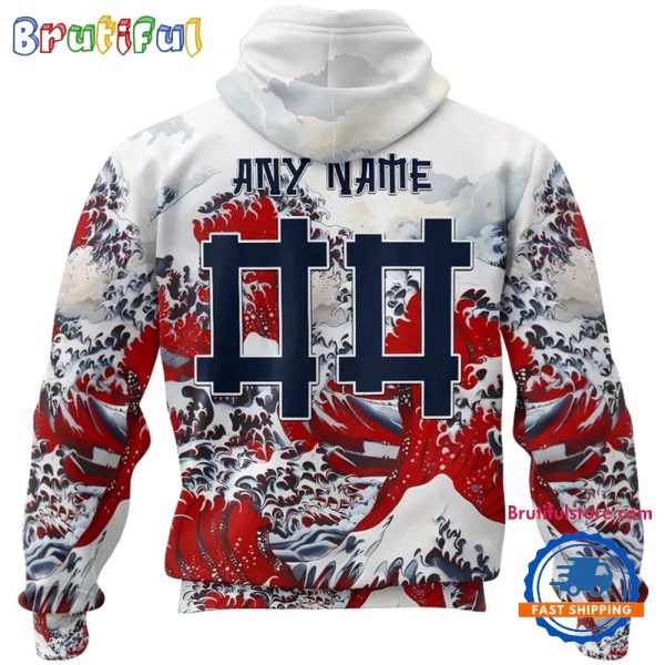 NFL Chicago Bears Football Great Wave All Over Print Hoodie - Image 2