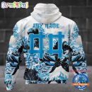 NFL Carolina Panthers Football Great Wave All Over Print Hoodie