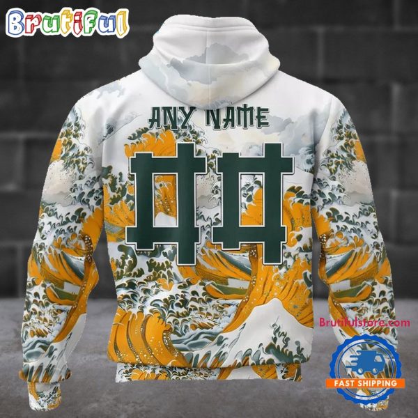 NFL Green Bay Packers Football Great Wave All Over Print Hoodie - Image 2