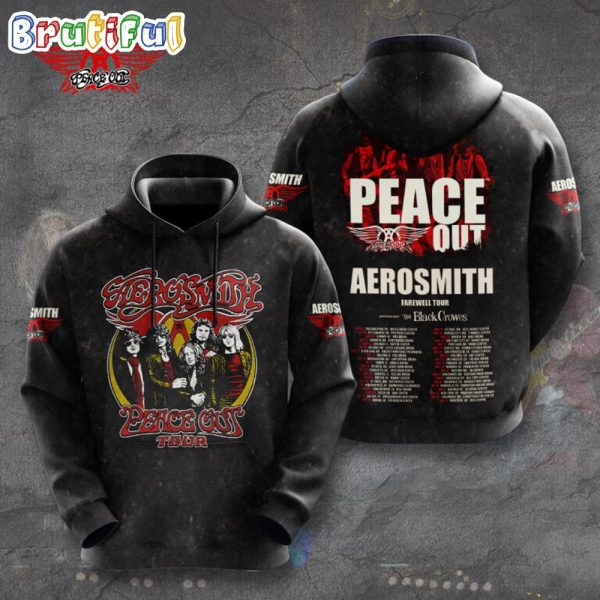 Aerosmith Peace Out Farewell Tour Schedule Hoodie