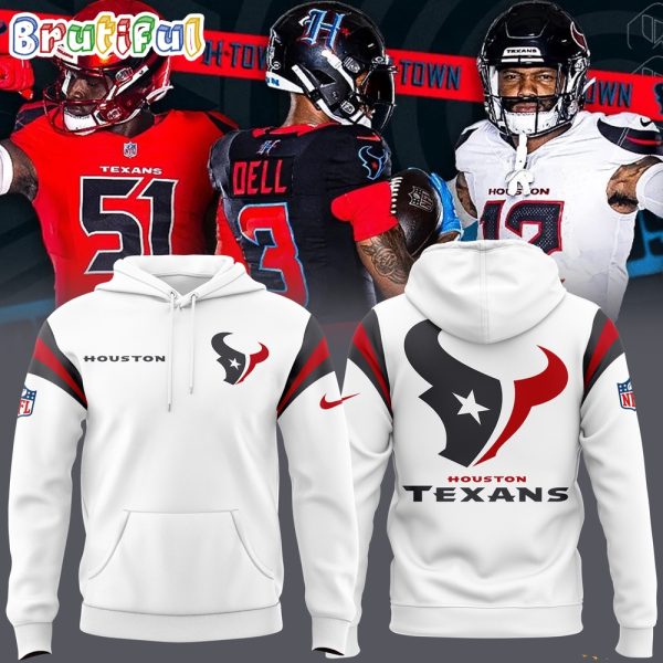 NFL Houston Texans Liberty White 2024 Hoodie