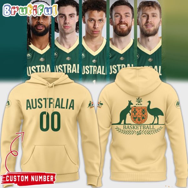 Australia Basketball Team Player 2024 Hoodie